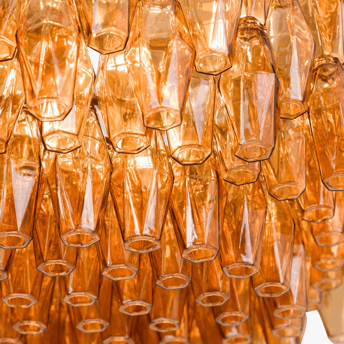 Sorrento Amber Drum Chandelier