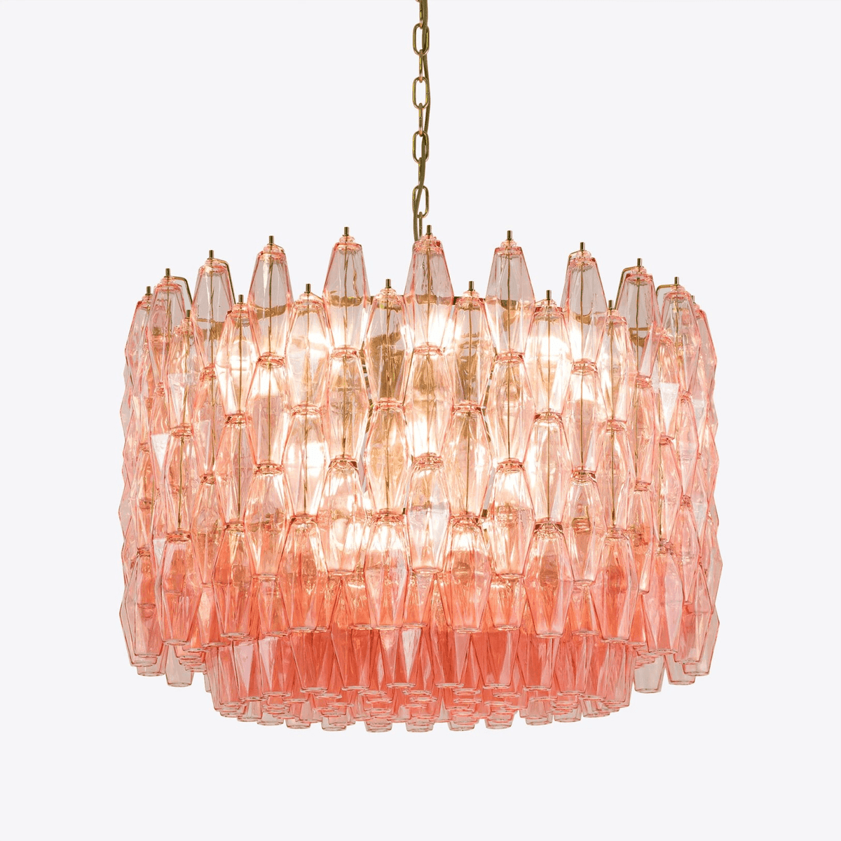 Sorrento Amber Drum Chandelier