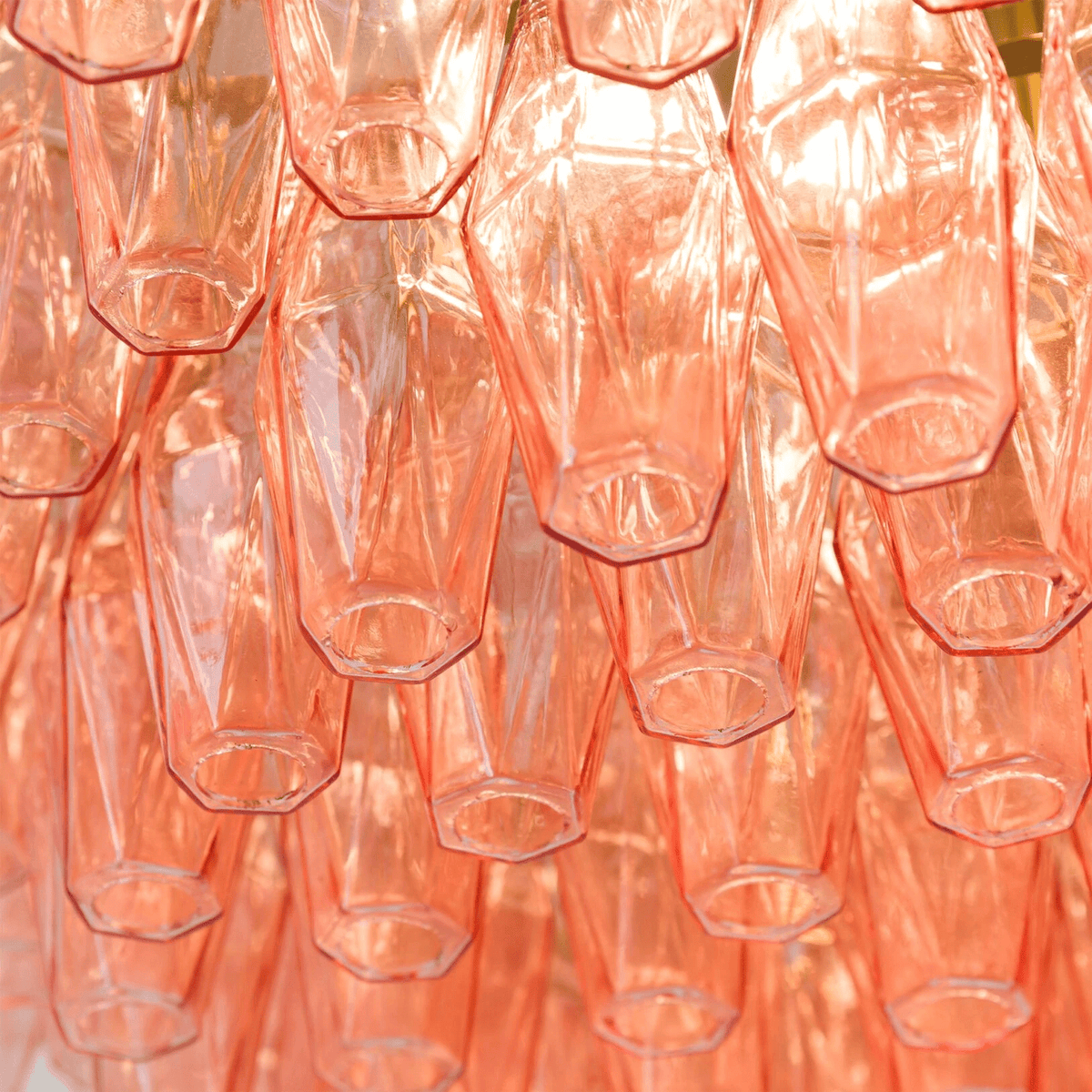 Sorrento Amber Drum Chandelier