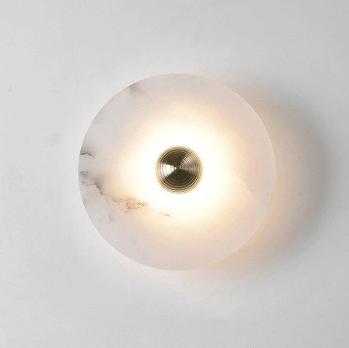 Albireria Minimalist Alabaster Ceiling Light