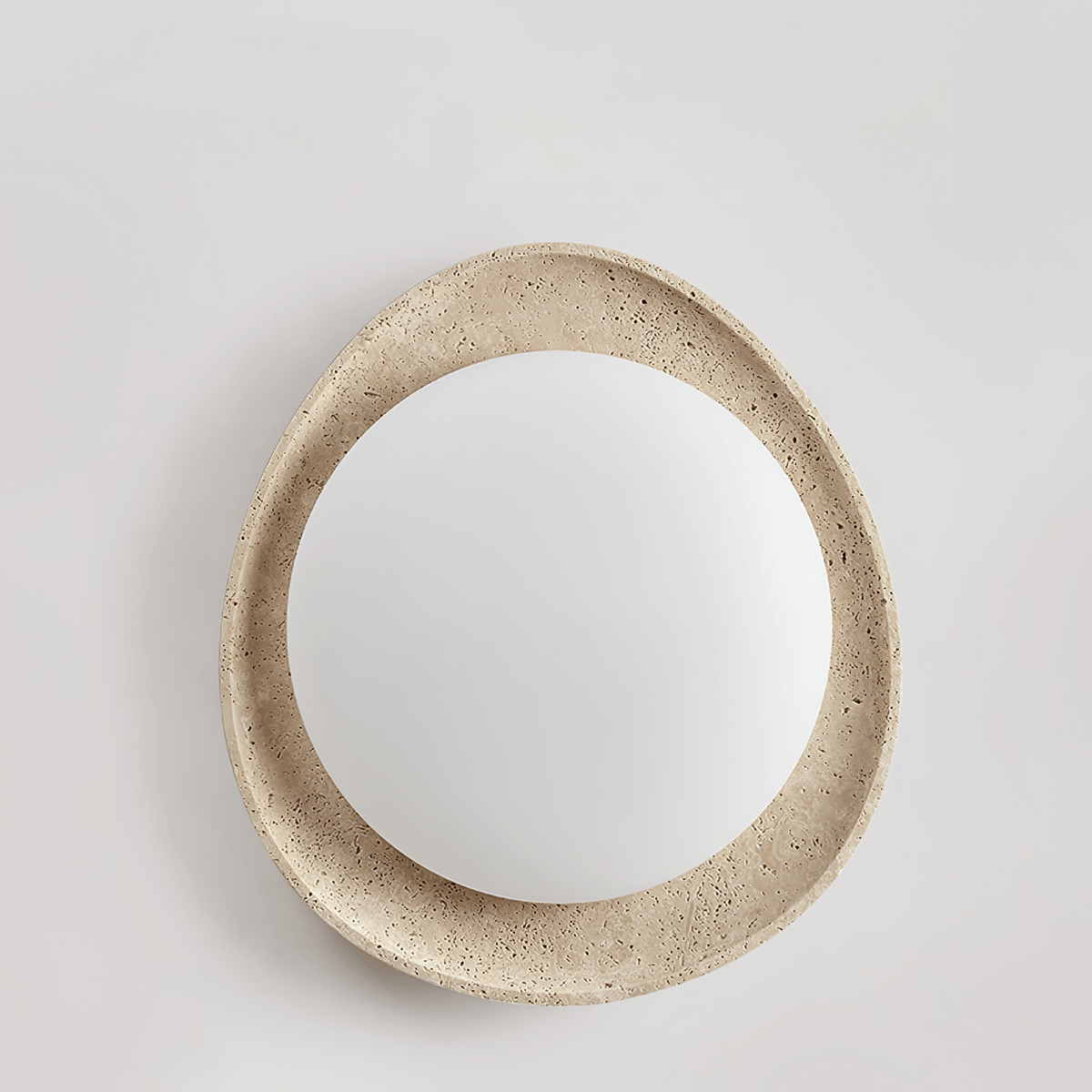 Cunorarae Organic Travertine Ceiling Light