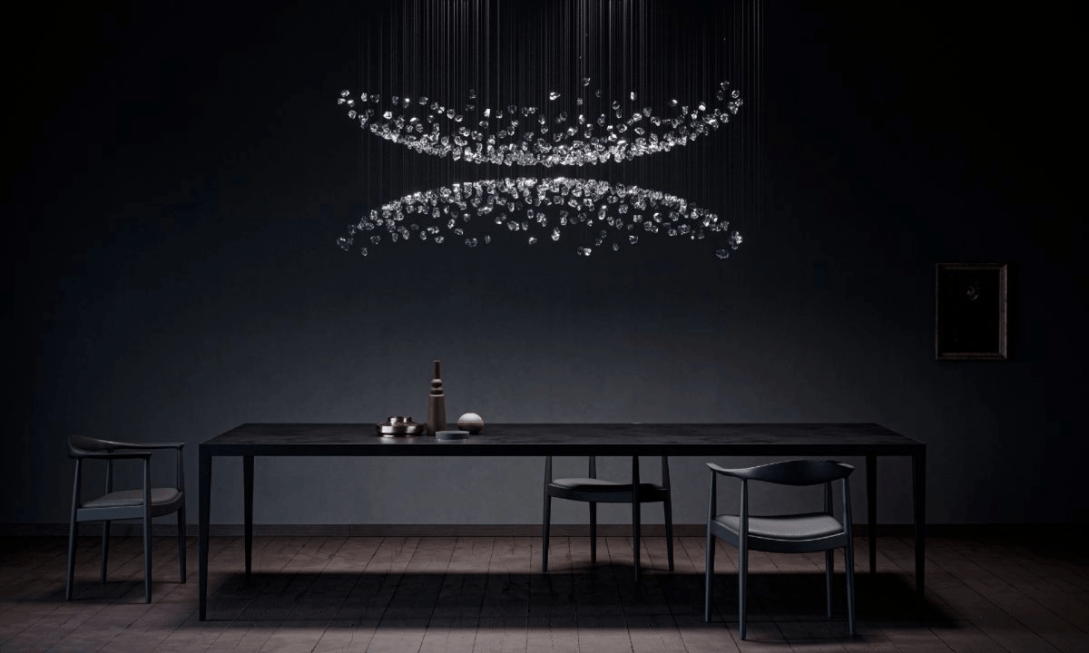 OreStone Grand Quartz Crystal Customize Chandelier