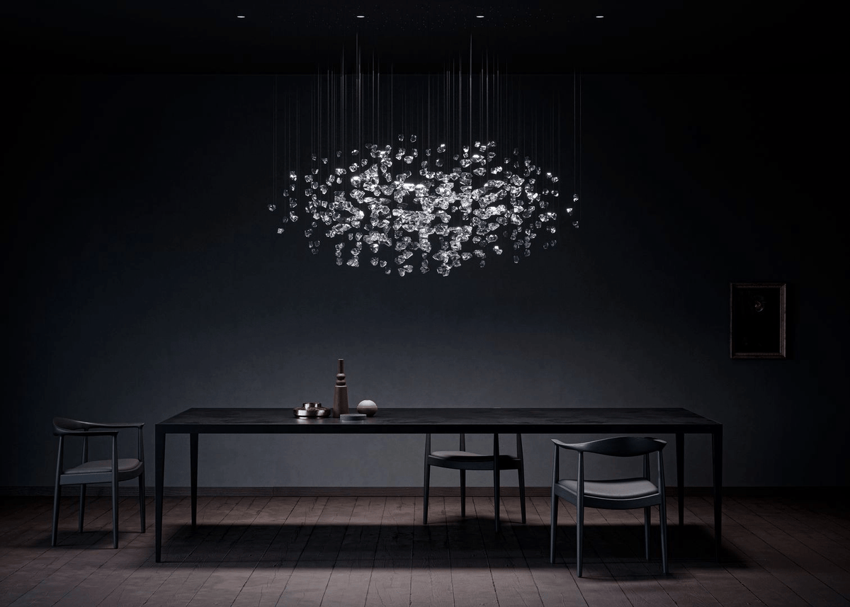 OreStone Grand Quartz Crystal Customize Chandelier