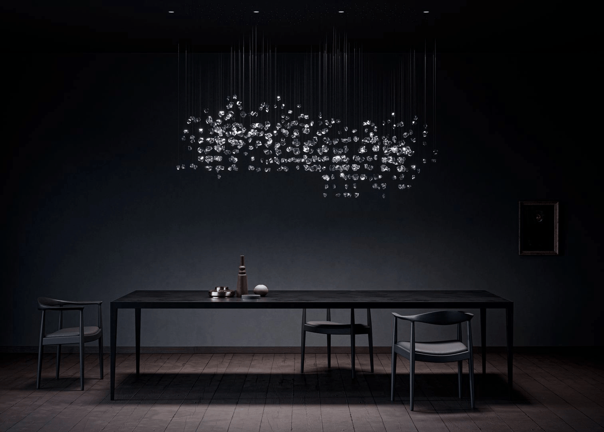 OreStone Grand Quartz Crystal Customize Chandelier