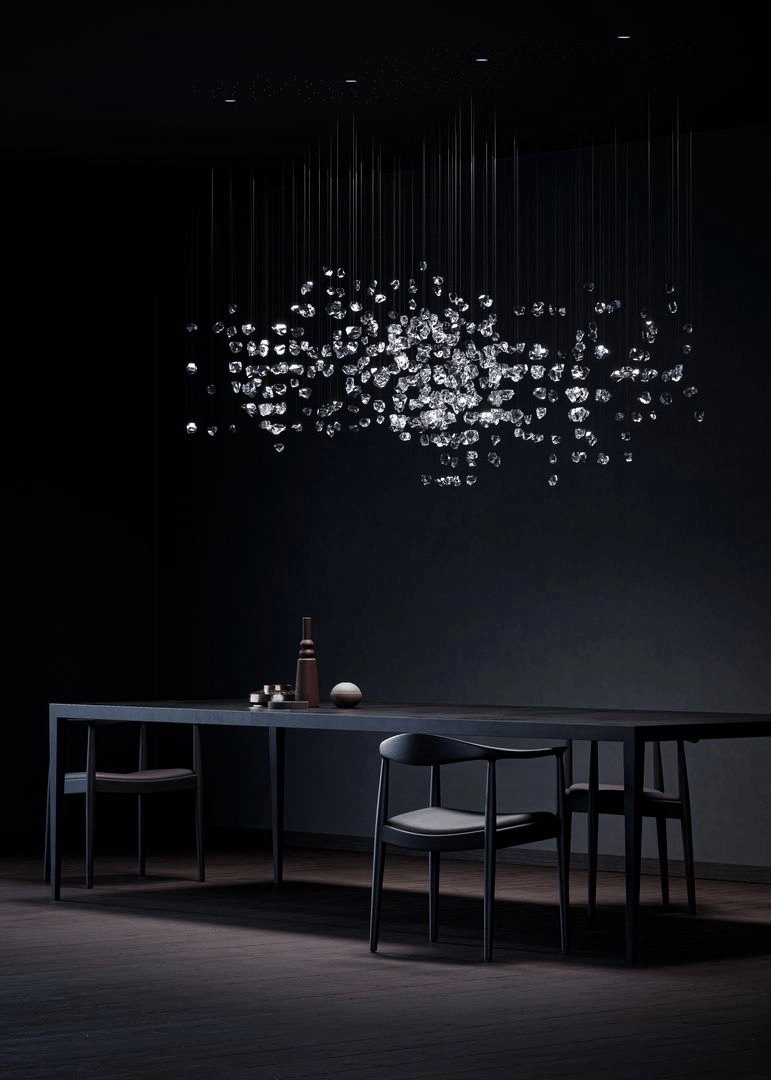 OreStone Grand Quartz Crystal Customize Chandelier