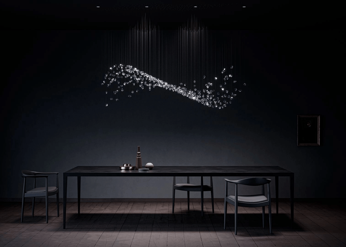OreStone Grand Quartz Crystal Customize Chandelier