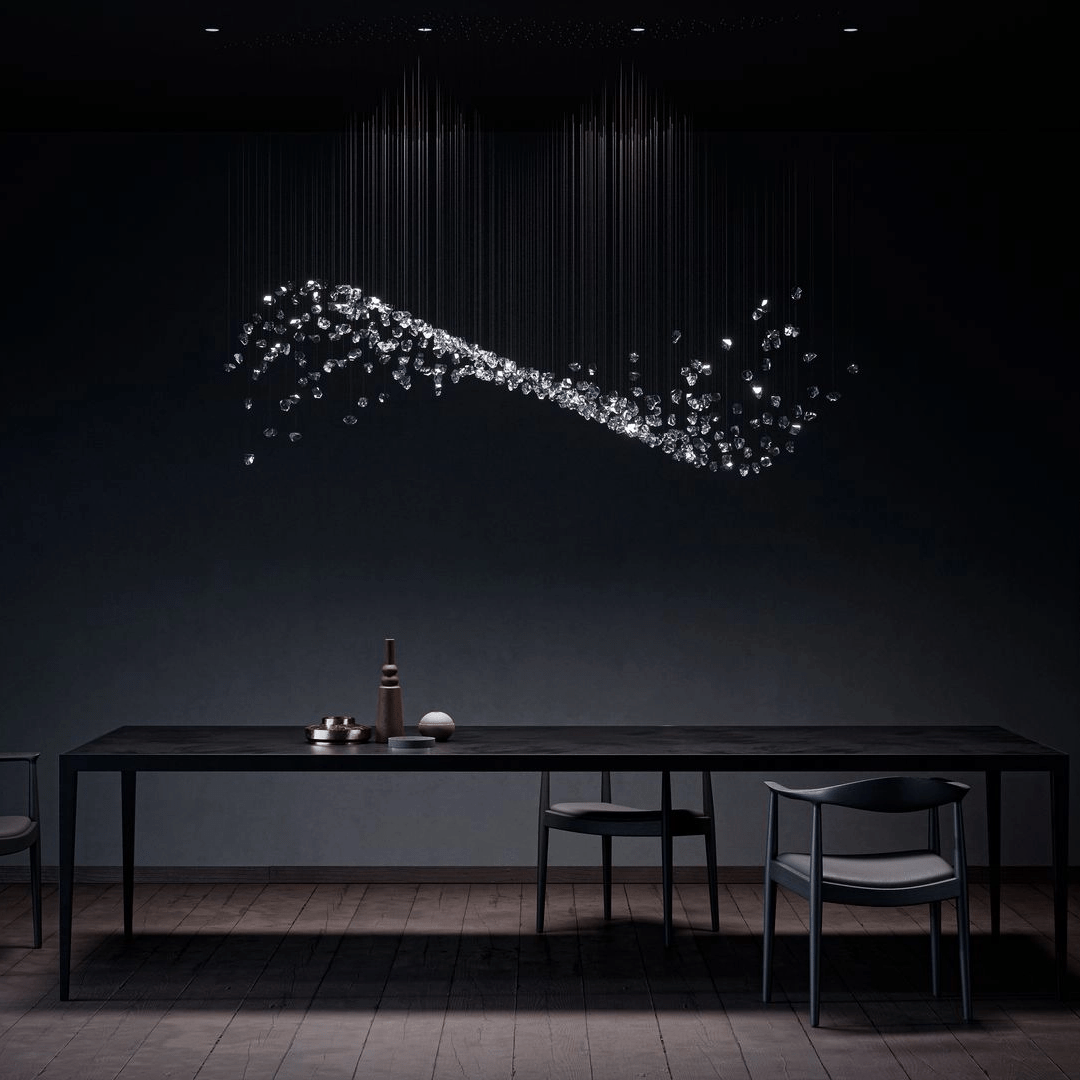 OreStone Grand Quartz Crystal Customize Chandelier