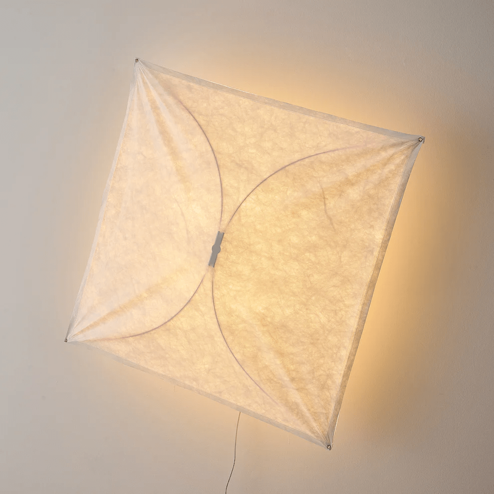 Luniaine Veil Kite Shaped Paper Wall Lamp