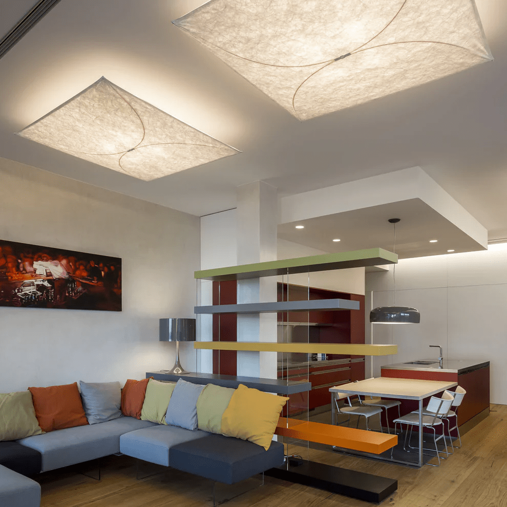 Luniaine Veil Kite Shaped Paper Wall Lamp