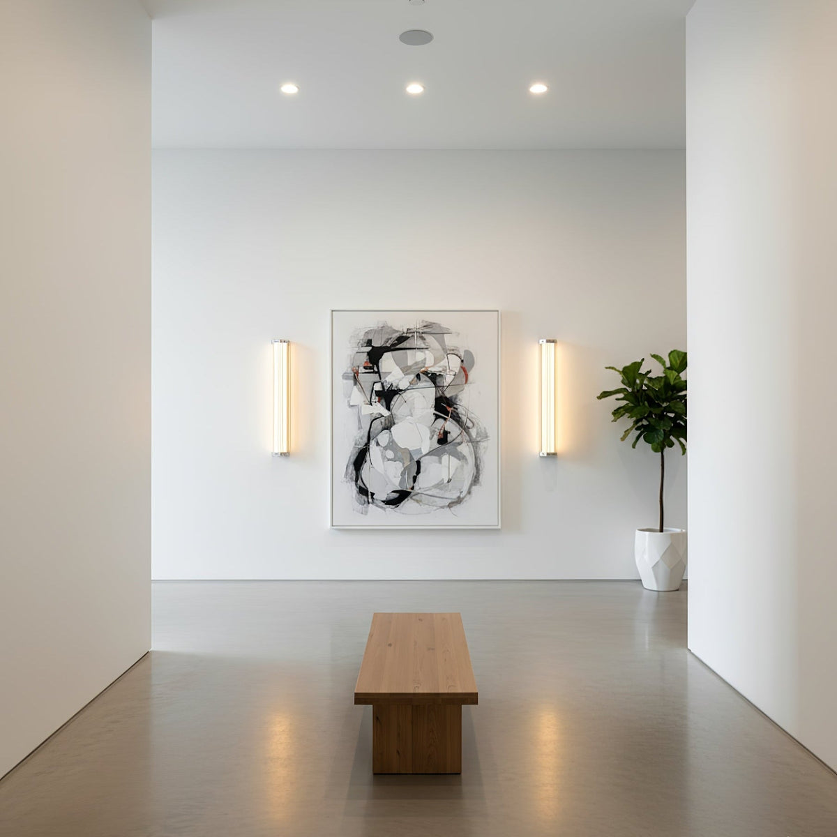 Veleella Hexagonal Glass Wall Lamp