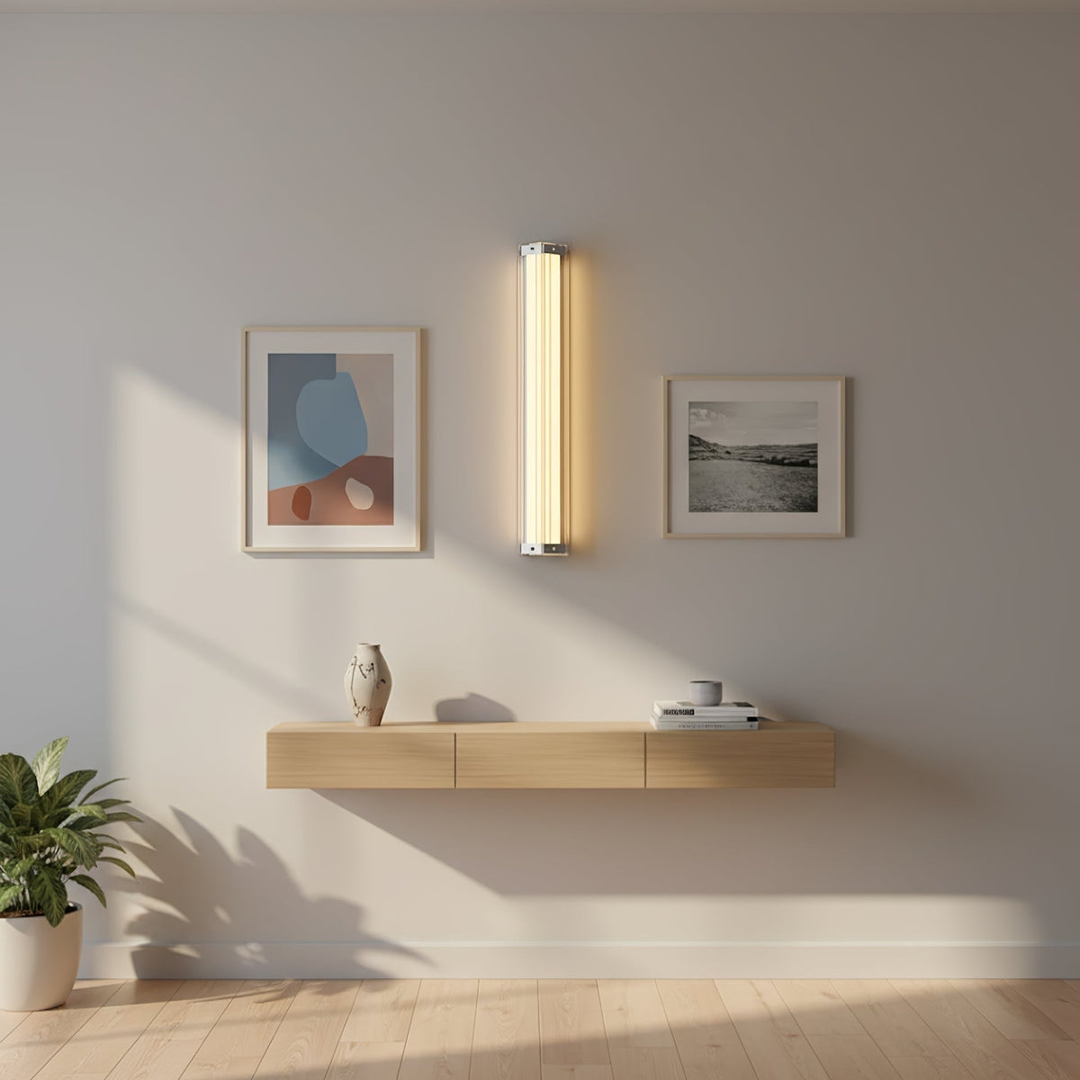 Veleella Hexagonal Glass Wall Lamp
