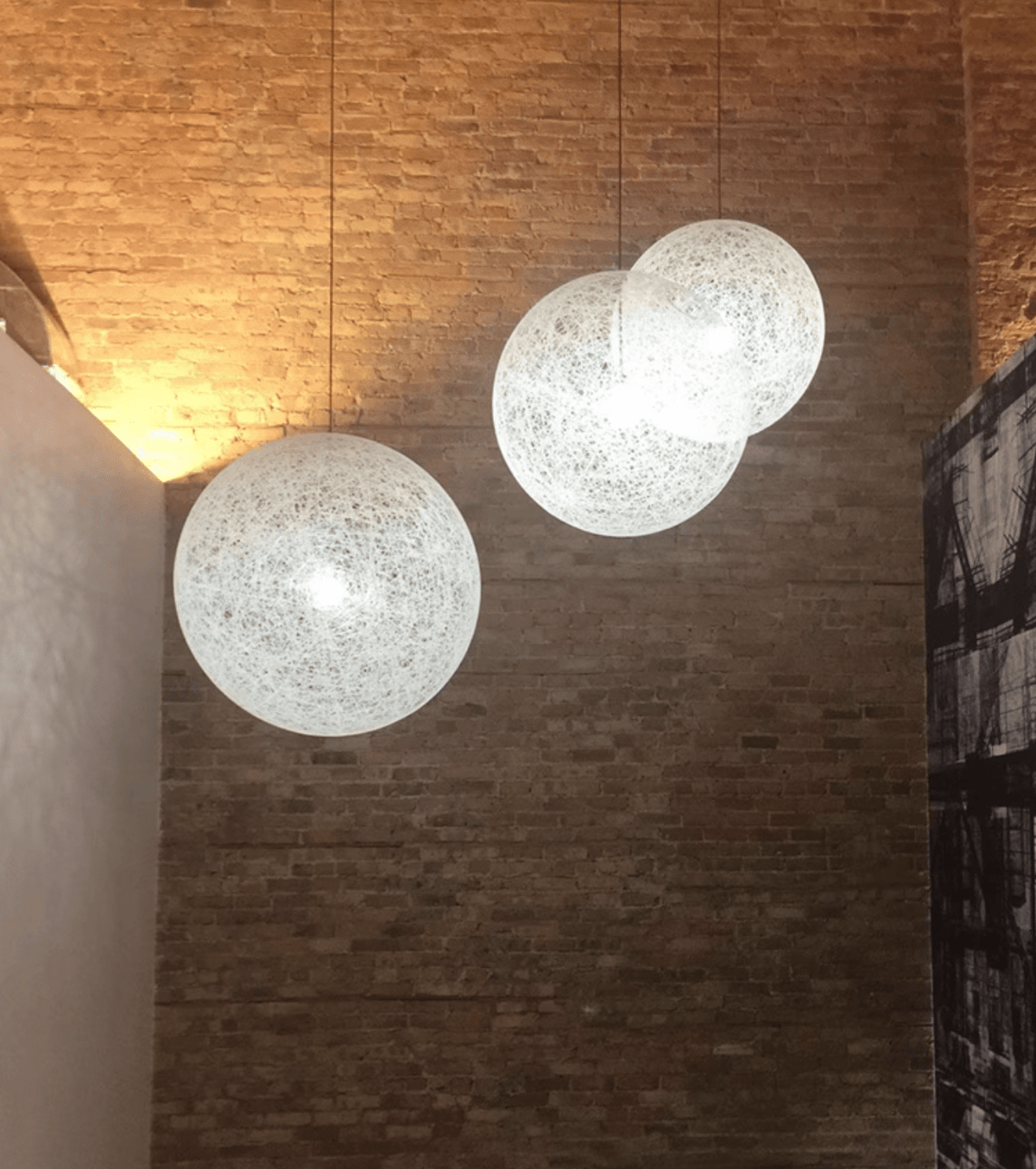 Caloette Spherical Woven Pendant Light