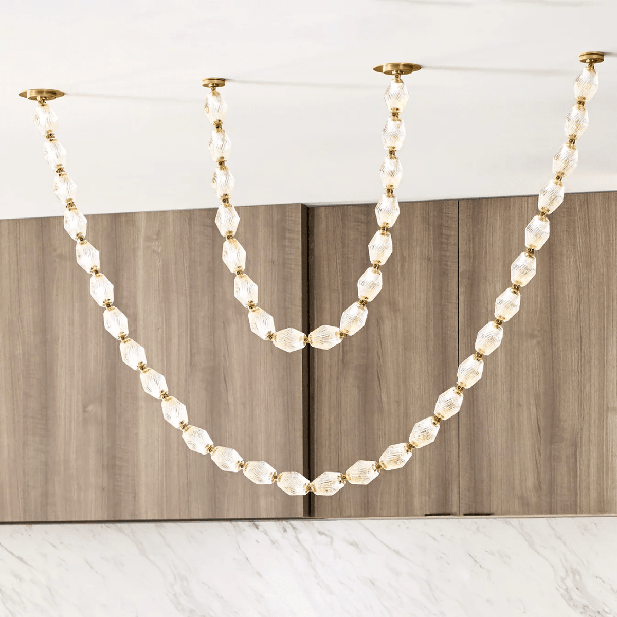 Rivière Crystal Garland Chandelier