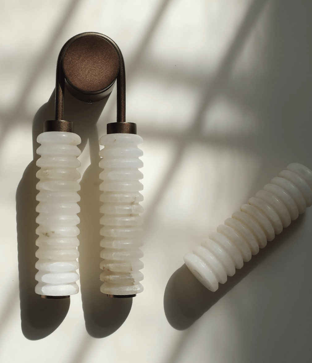 Calla Twin Alabaster Sconce