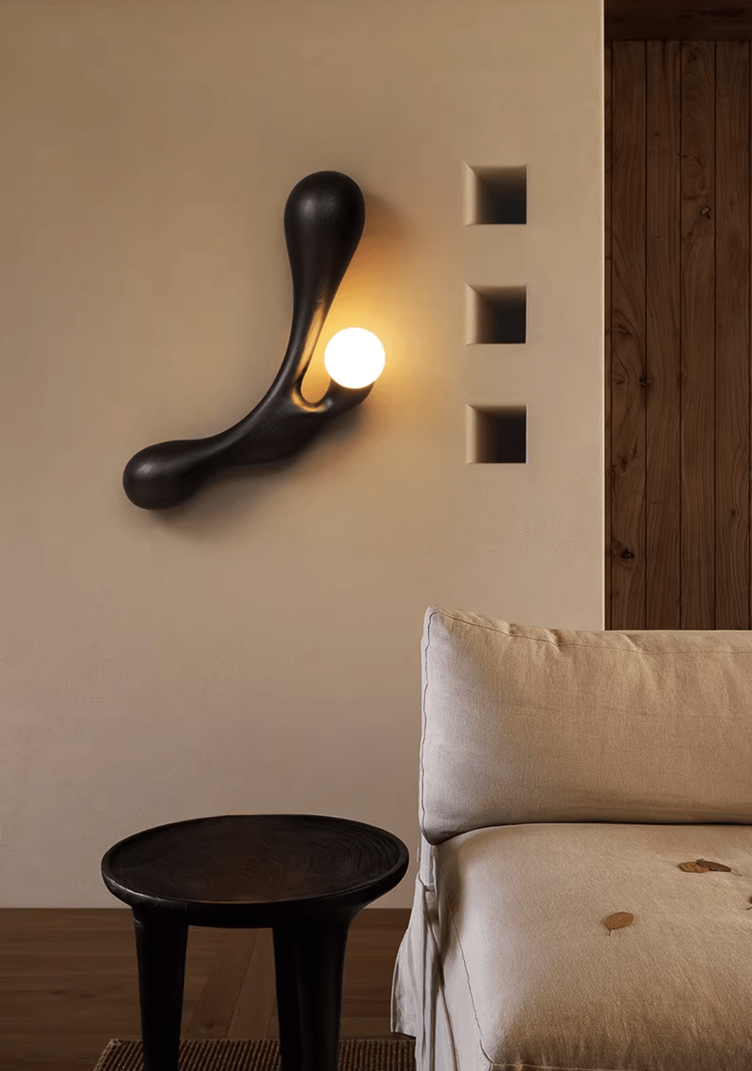 Auralith Drift Wood Wall Lamp