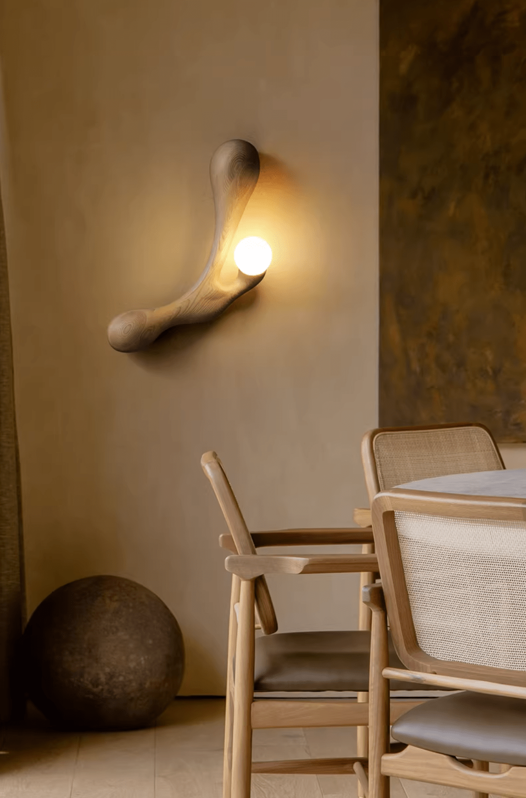 Auralith Drift Wood Wall Lamp