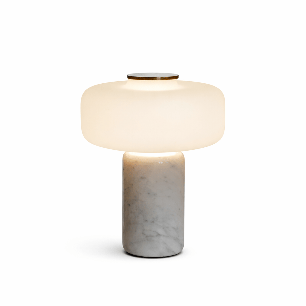 Cima Rechargeable Marble Table Lamp
