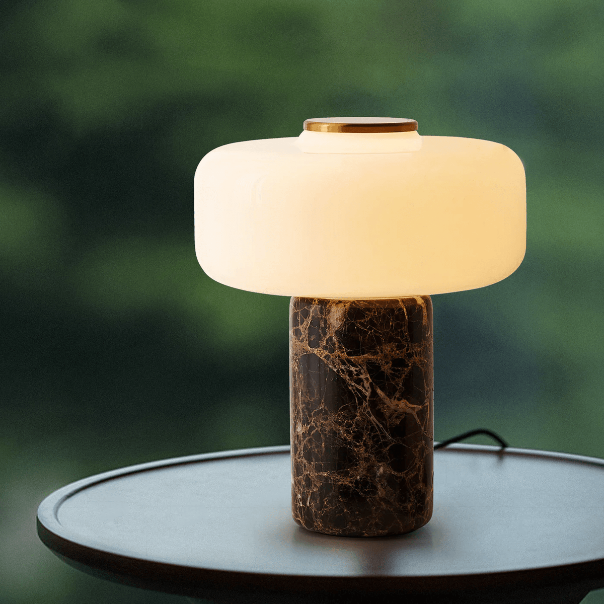 Cima Rechargeable Marble Table Lamp
