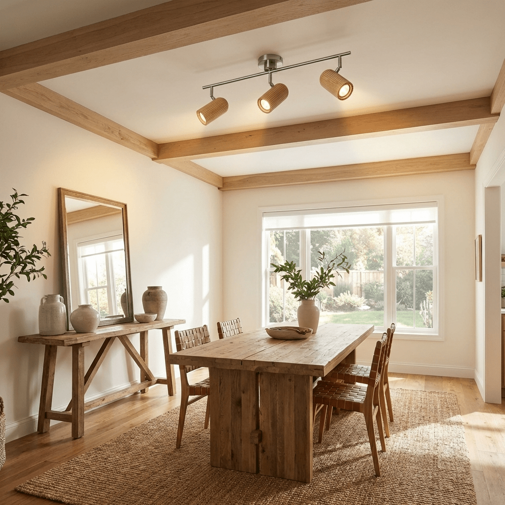 Harrowell Wood Ceiling Light