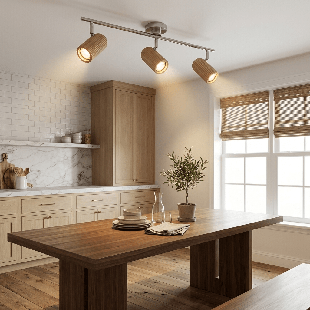 Harrowell Wood Ceiling Light