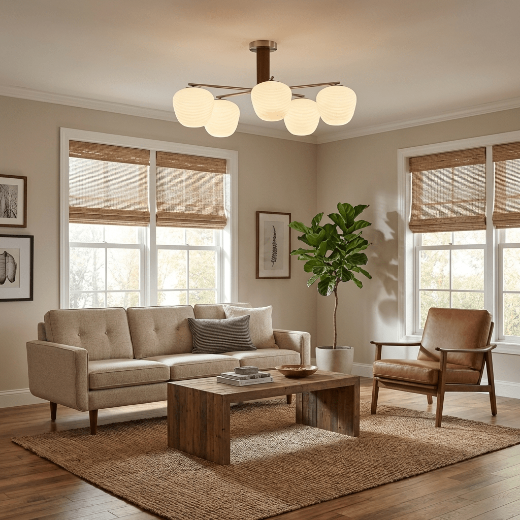 Haldenmere Branch Ceiling Light