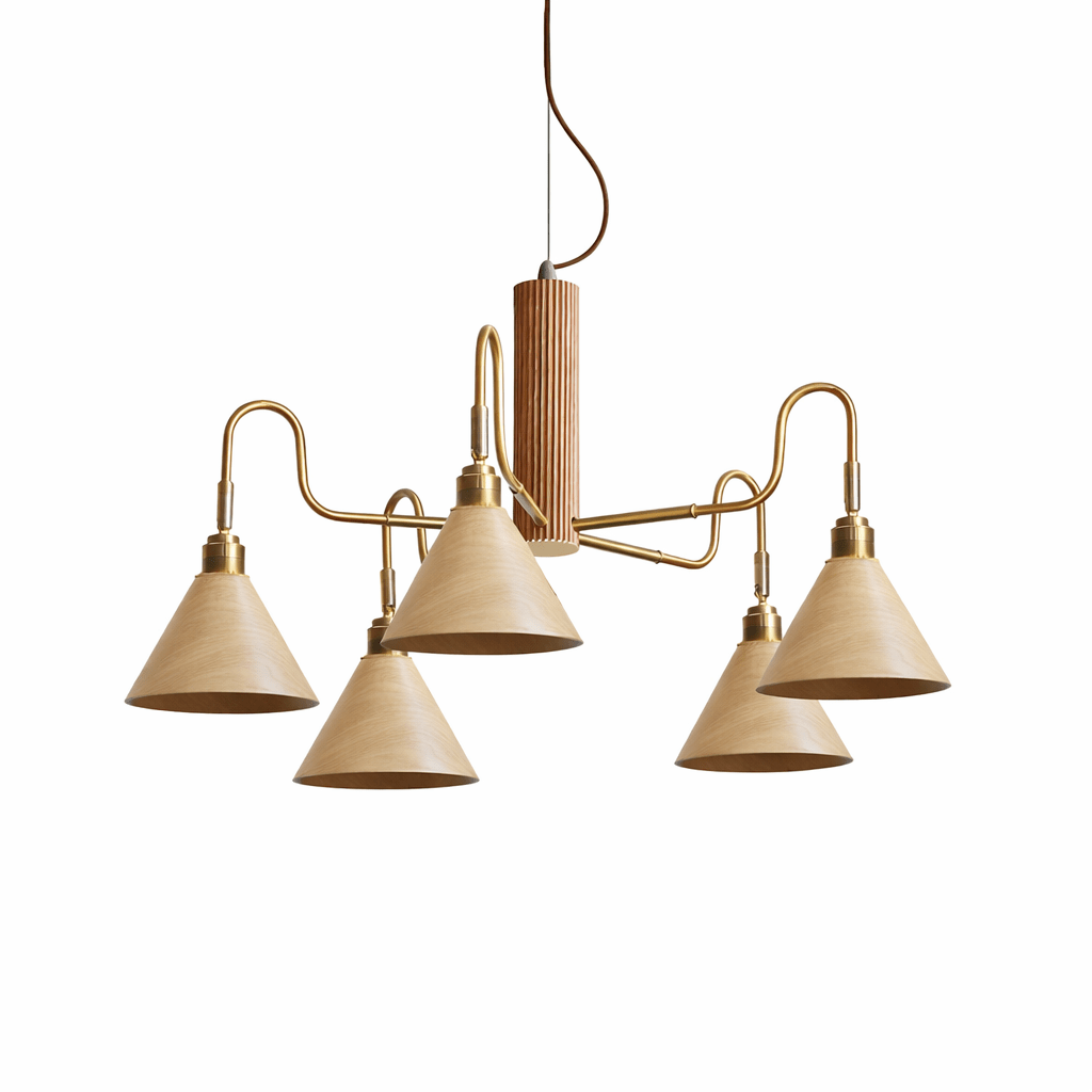 Valcor Wood Chandelier