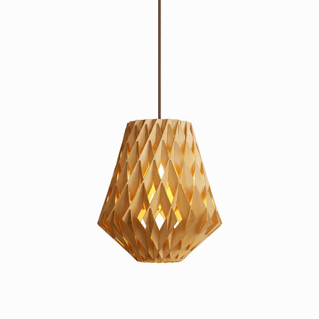 Althera Origami Wood Pendant Lamp