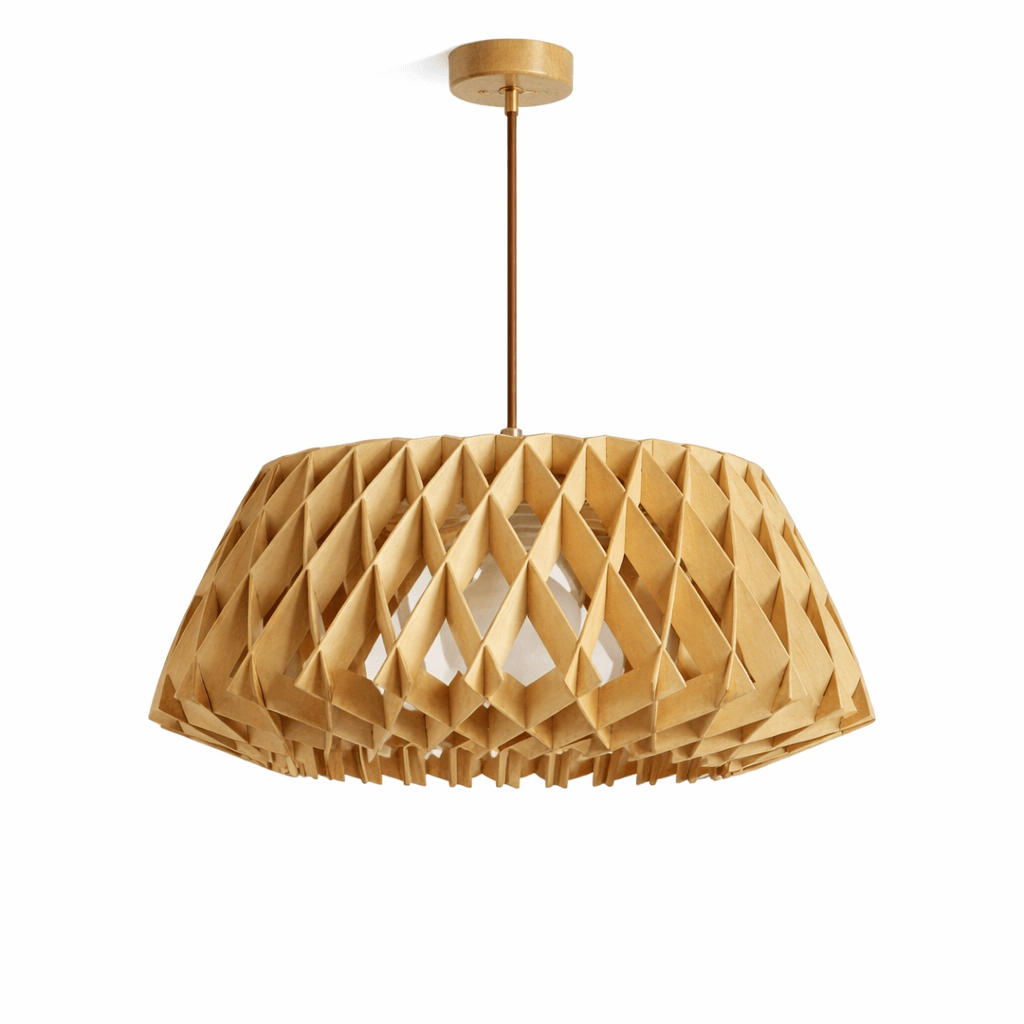 Althera Origami Wood Pendant Lamp