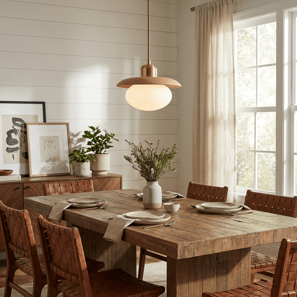 Celvo Wood Pendant Light