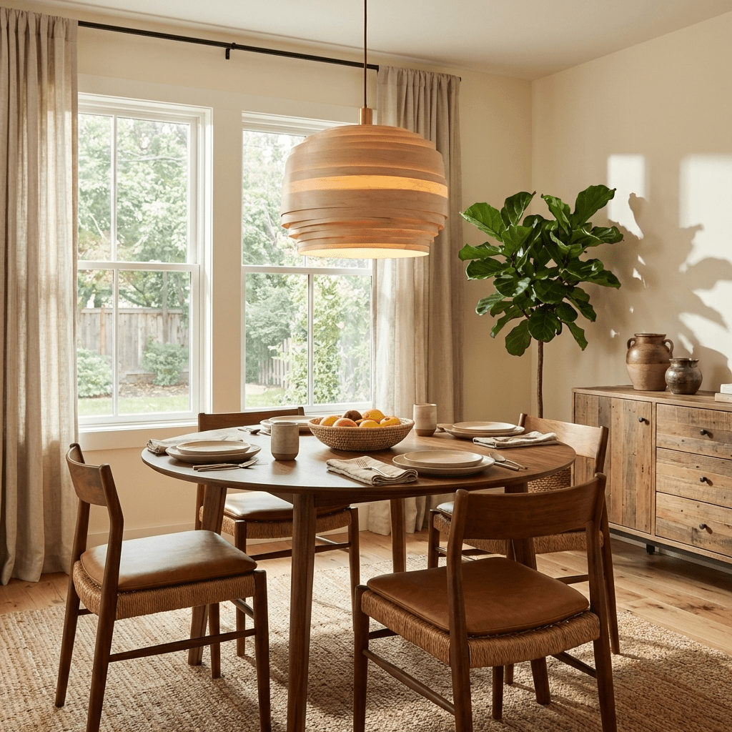 Lunthera Wood Pendant