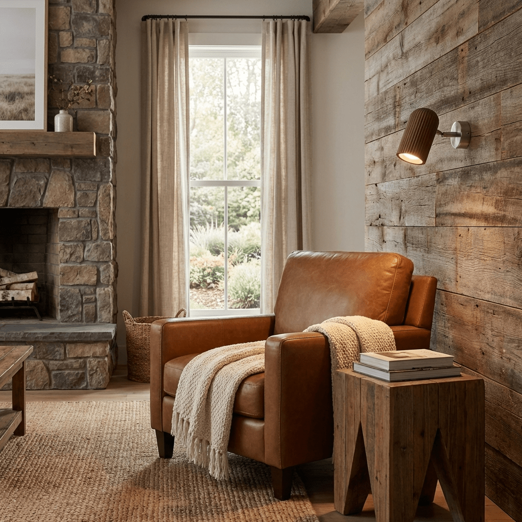 Silenor Wood Wall Light