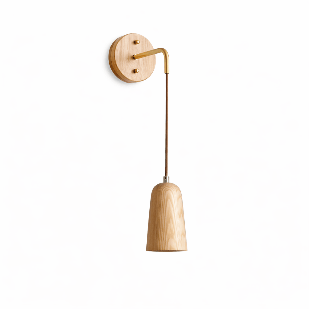 Elverelle Wood Drop Wall Lamp