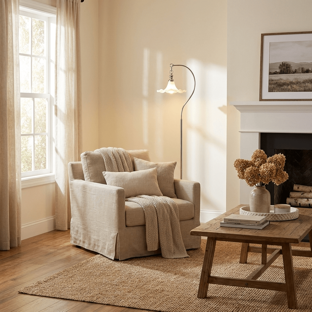 Miriraya Sorrell Arc Floor Lamp