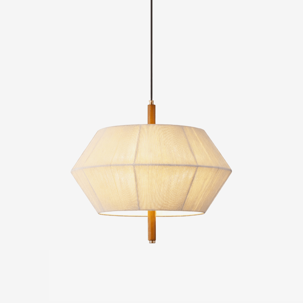 Serivia Linen Geometric Pendant Lamp