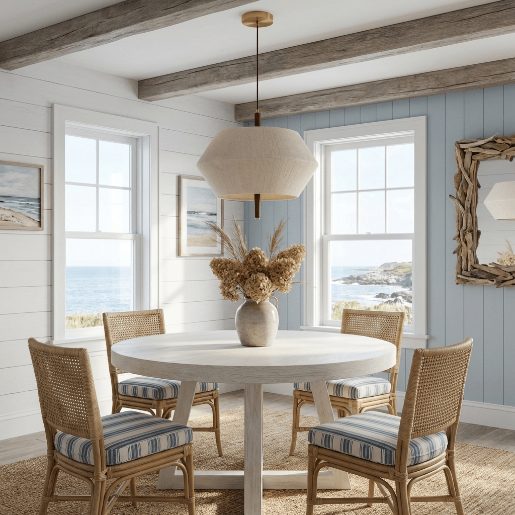 Serivia Linen Geometric Pendant Lamp