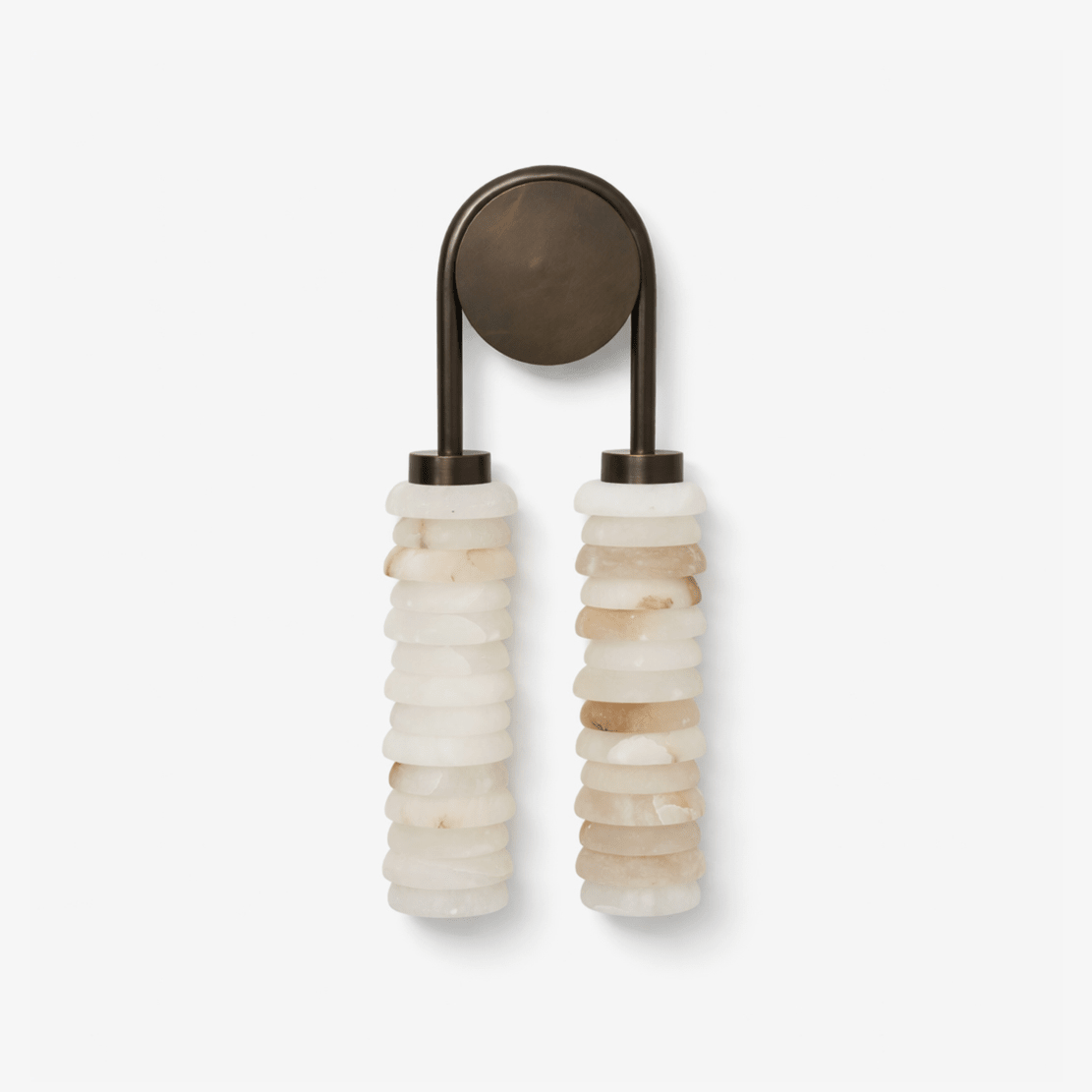 Calla Twin Alabaster Sconce