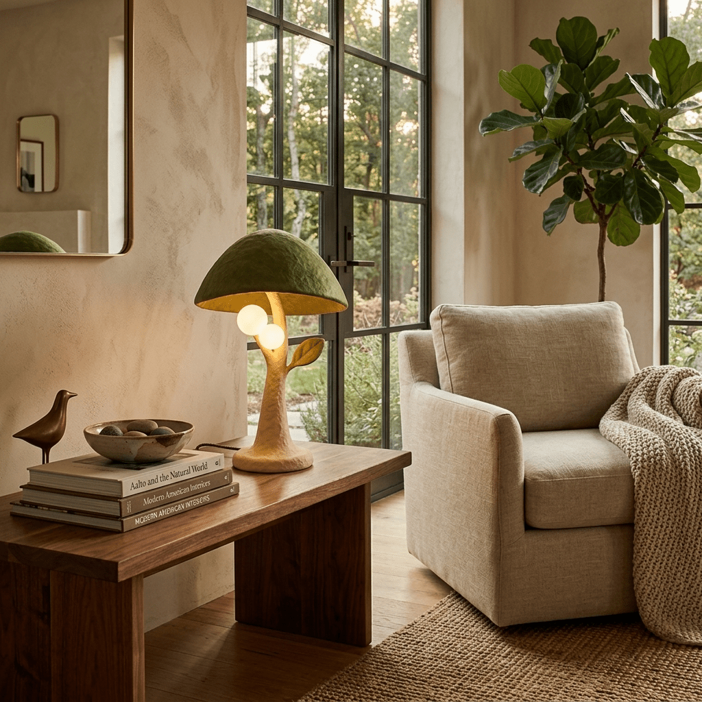 Verdella Forest Mushroom Table Lamp