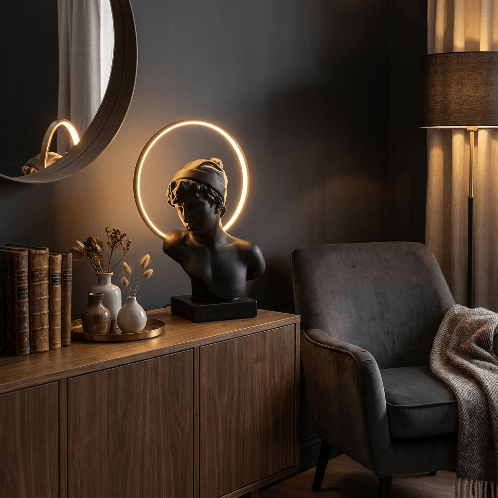 Cassielle Sculptural Table Lamp