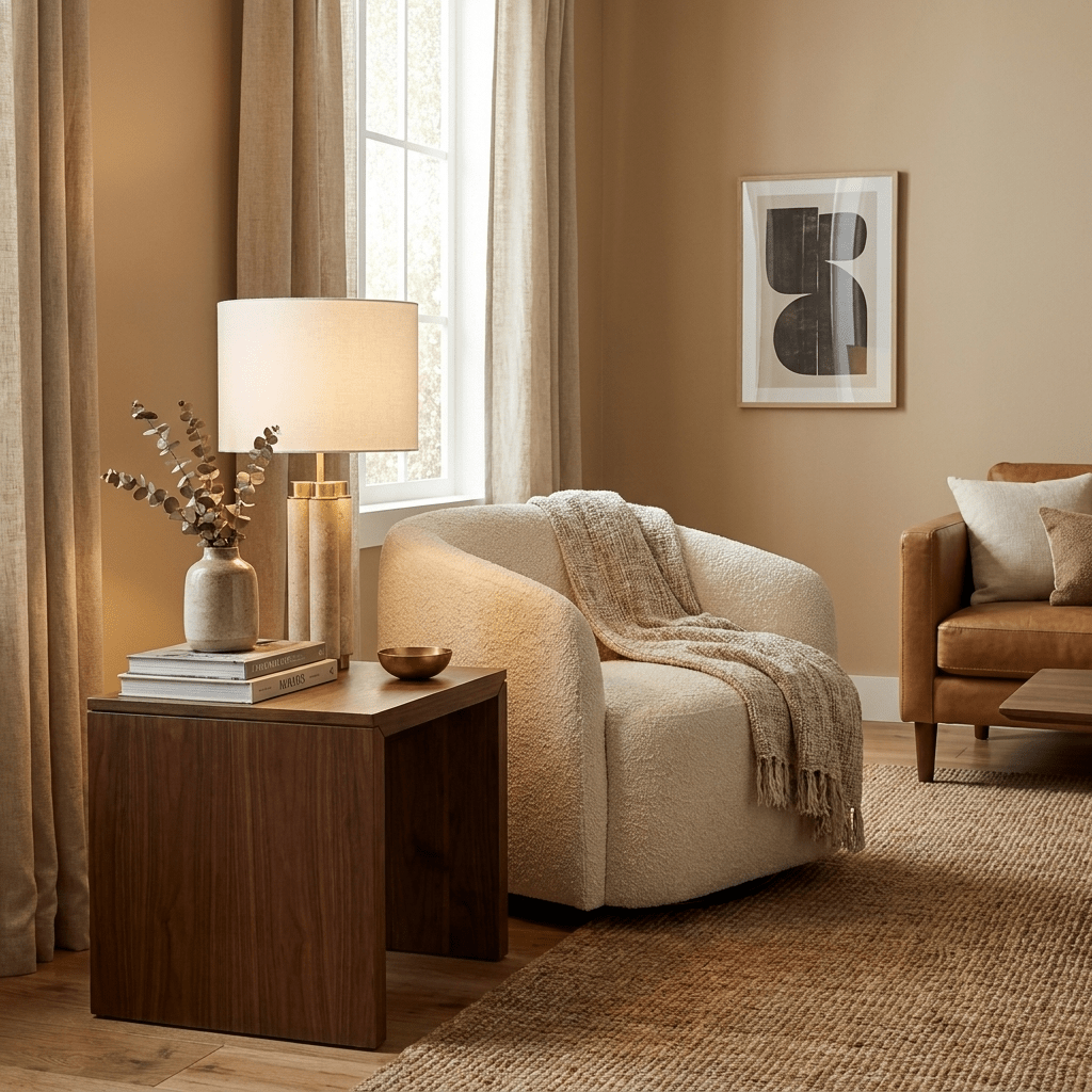 Claudelle Travertine Table Lamp