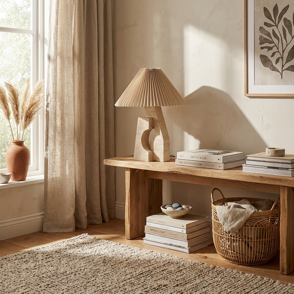 Renisielle Arch Form Pleated Table Lamp