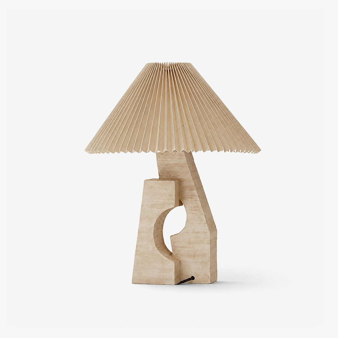 Renisielle Arch Form Pleated Table Lamp