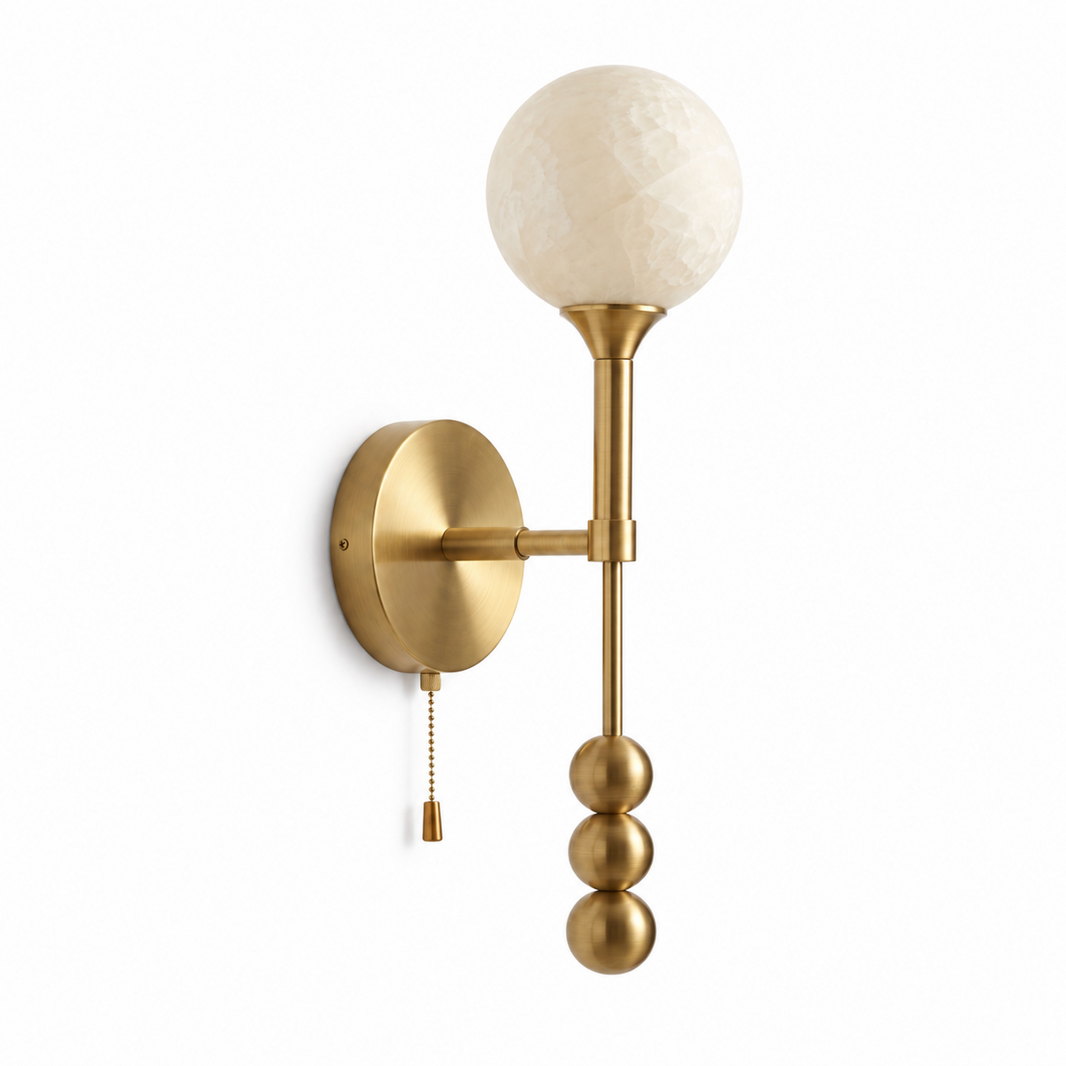 Brisstone Alabaster Wall Sconce