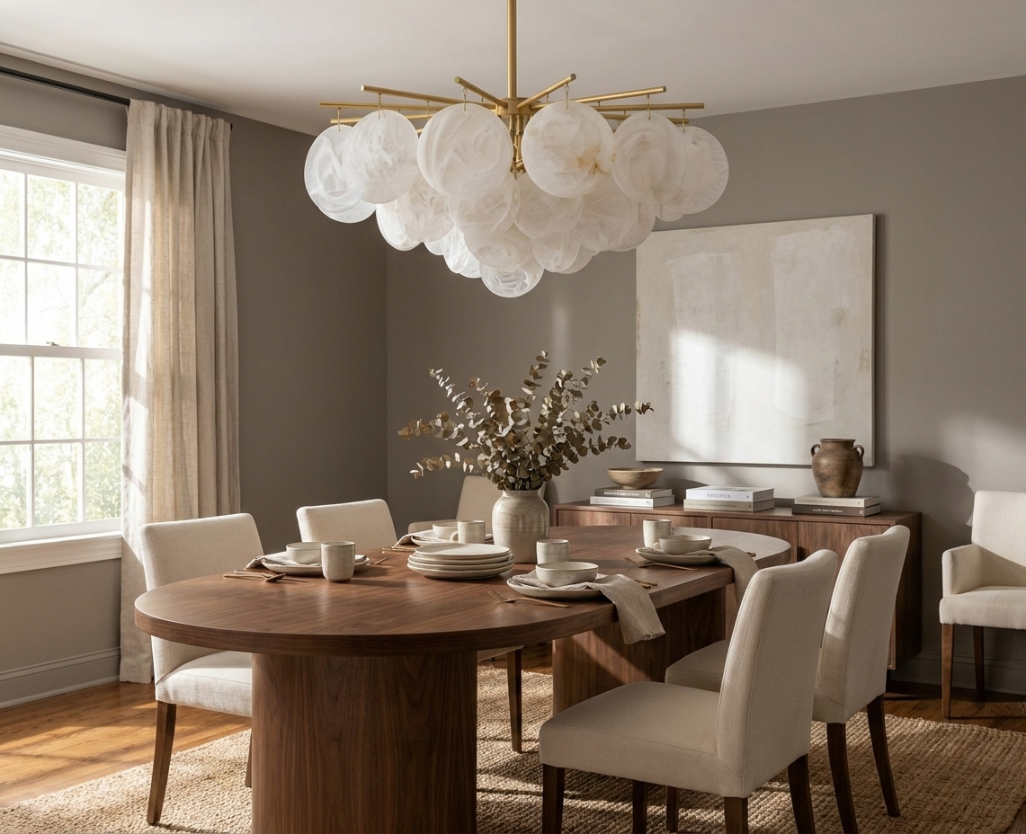 Lintonhurst Alabaster Chandelier