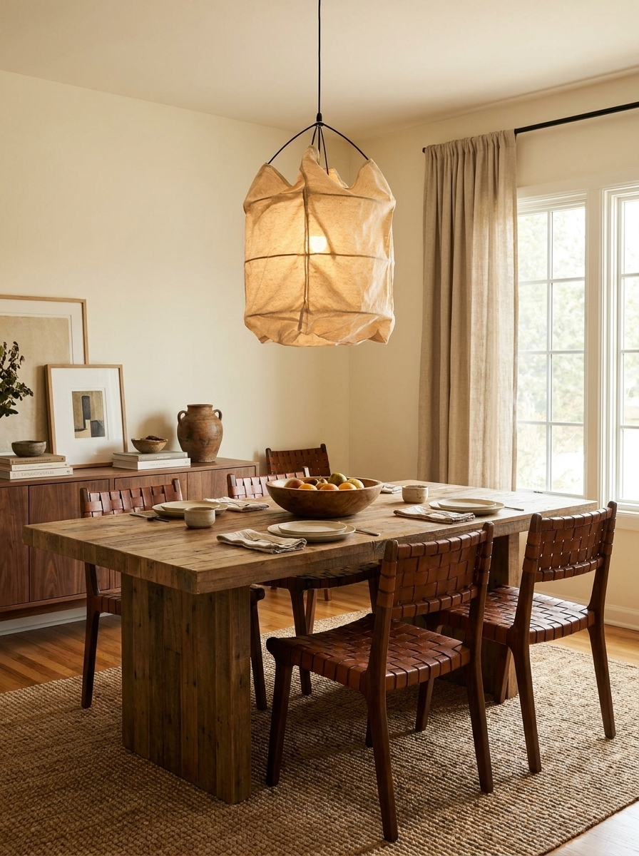 Southvale Fabric Cage Pendant Lamp