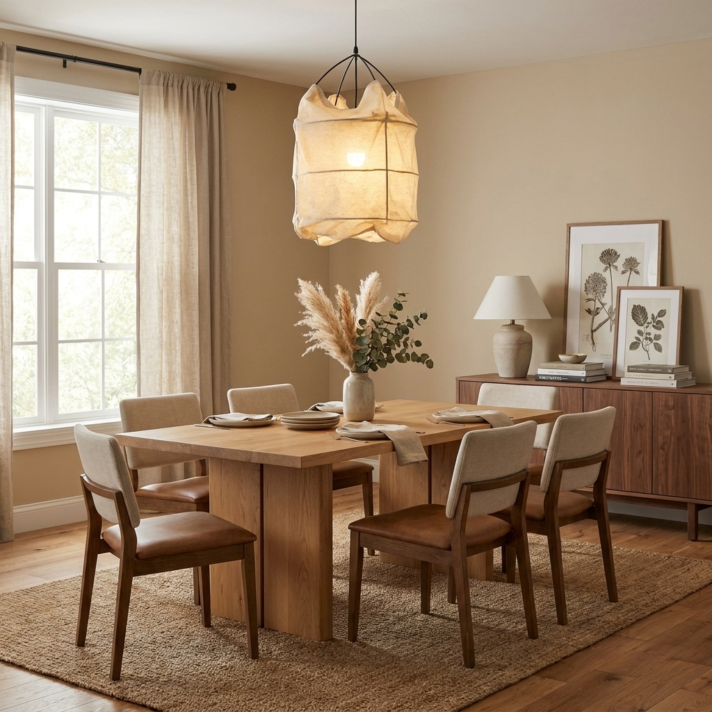 Southvale Fabric Cage Pendant Lamp