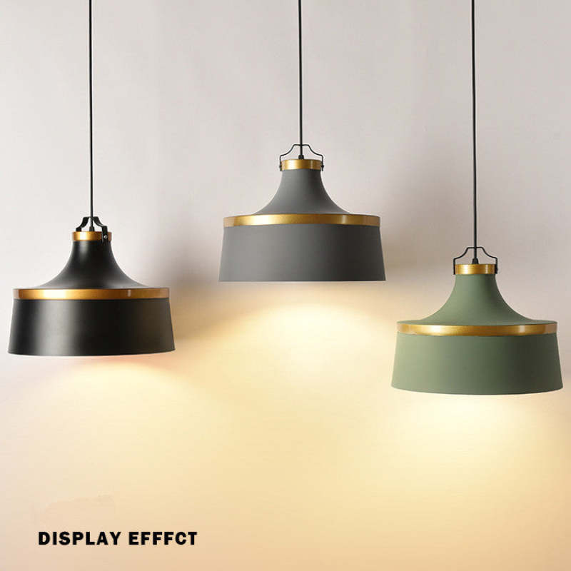 Bipeder Modern Colorful Single Pendant Light, Metal Shade