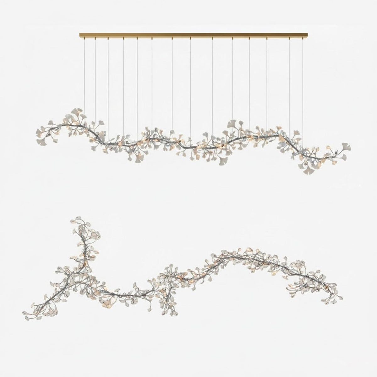 Thalorienne Gingko Chandelier
