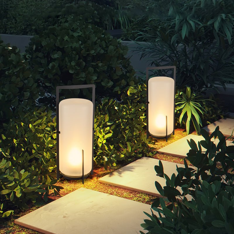 Calderis Black Twilight Lantern Table Lamp