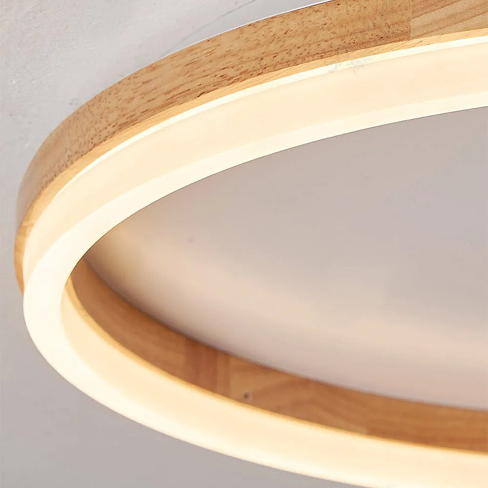 Solenor Ceiling Light Flush Mount Wood-Relic Pieces