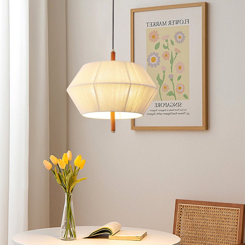 Serivia Linen Geometric Pendant Lamp